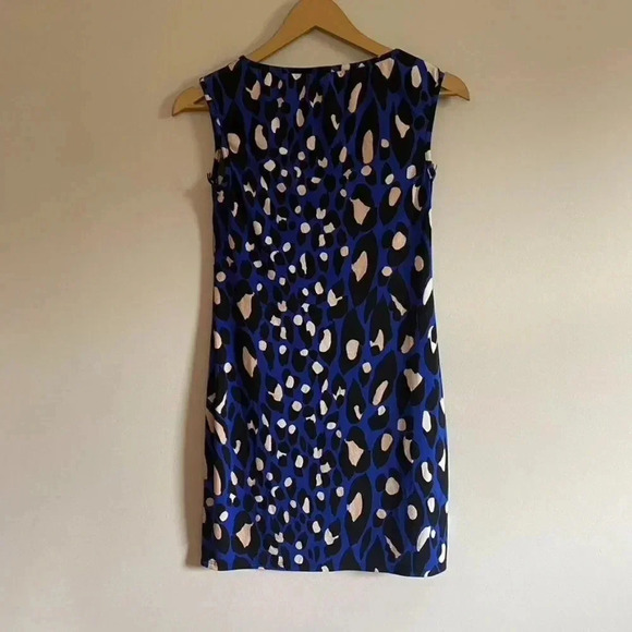 Trina Turk Blue Leopard Print Dress - Picture 9 of 13